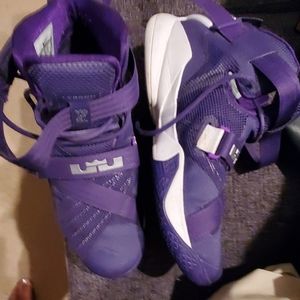 Nike high tops with velcro straps